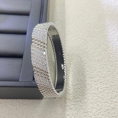 [VA]  FIVE-ROW DIAMOND BRACELET