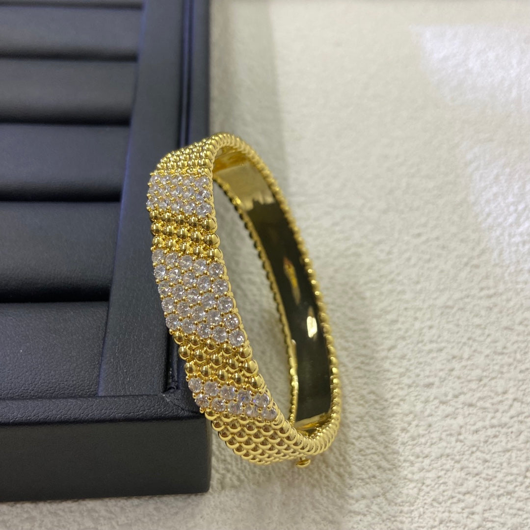 [VA]  FIVE-ROW DIAMOND BRACELET