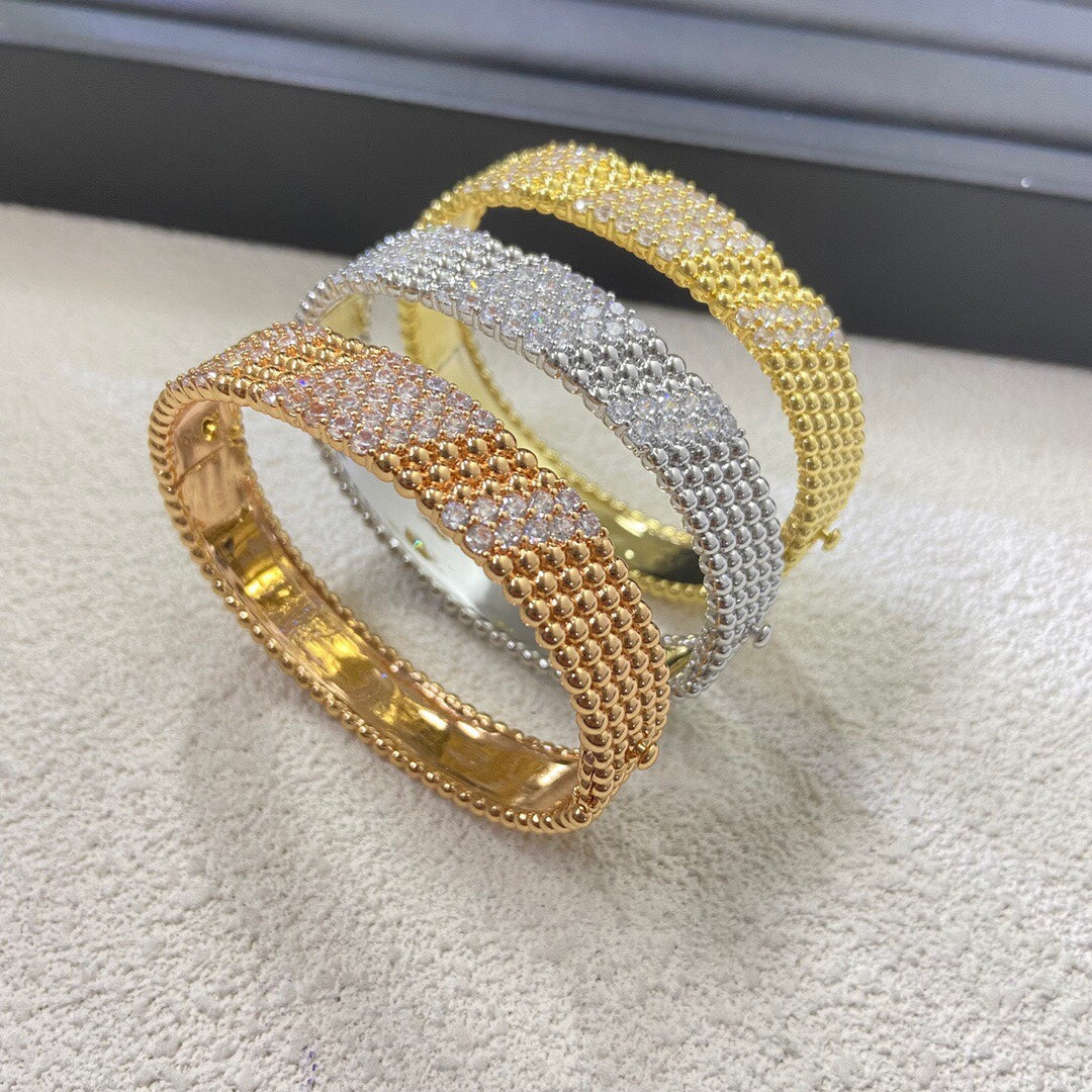 [VA]  FIVE-ROW DIAMOND BRACELET