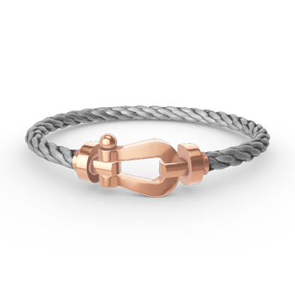 [VA]FORCE LARGE HORSESHOE NO DIAMOND BRACELET ROSE GOLD