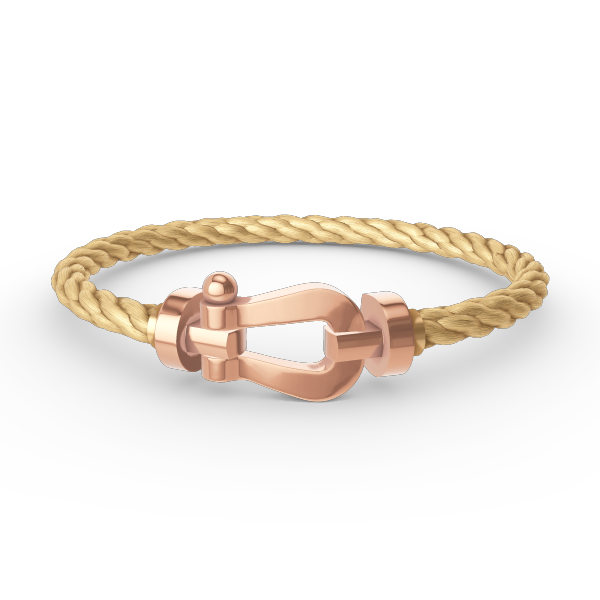 [VA]FORCE LARGE HORSESHOE NO DIAMOND BRACELET ROSE GOLD