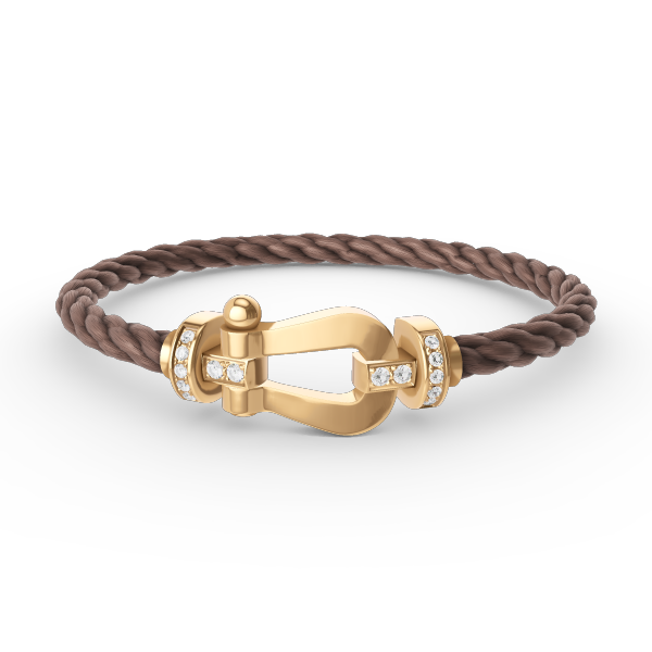{
  "VA": "FORCE LARGE HORSESHOE HALF DIAMOND BRACELET GOLD"
}