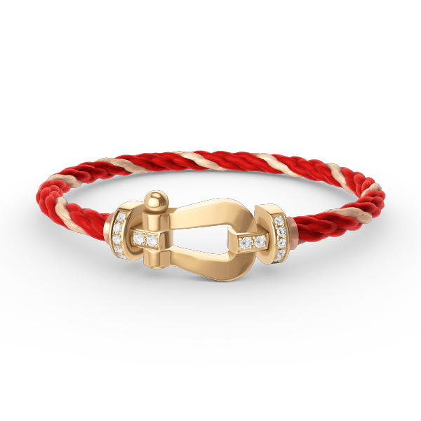 {
  "VA": "FORCE LARGE HORSESHOE HALF DIAMOND BRACELET GOLD"
}