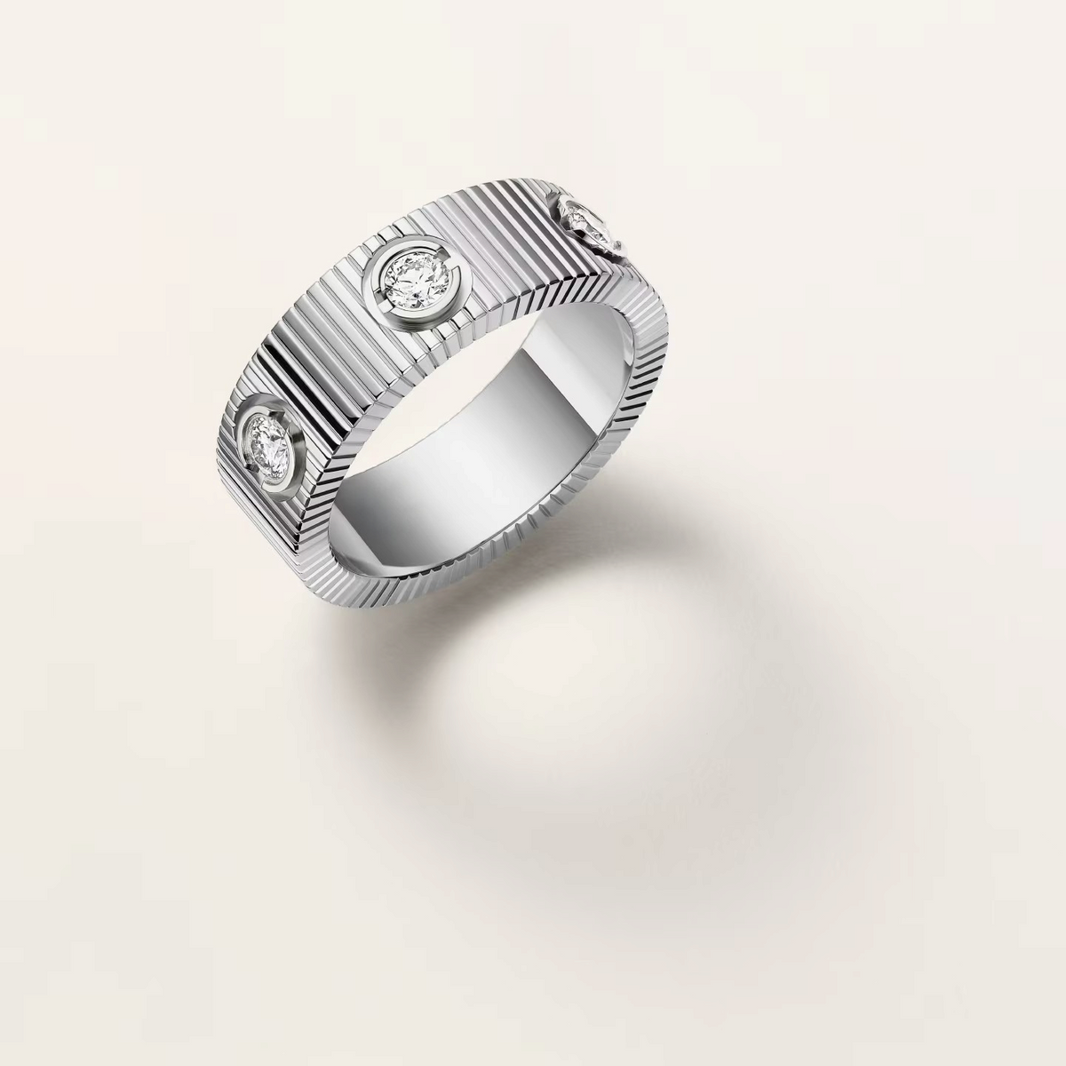 [VA]LOVE 6.5MM UNLIMITED RING, 6 DIAMONDS