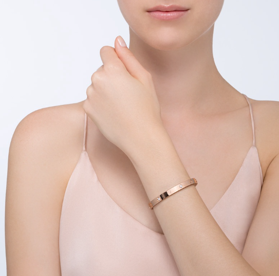 [VA]LOVE BRACELET 6.1MM 4 DIAMONDS