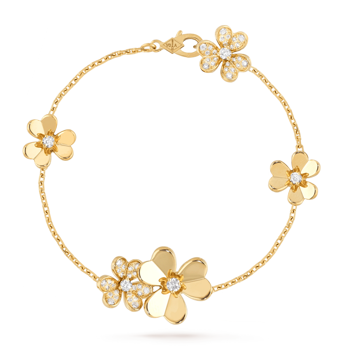 [VA]FRIVOLE GOLD 5-BLÜTEN-ARMBAND