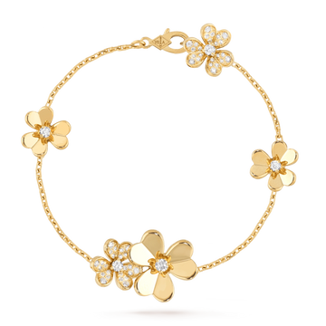 [VA]FRIVOLE GOLD 5-BLÜTEN-ARMBAND