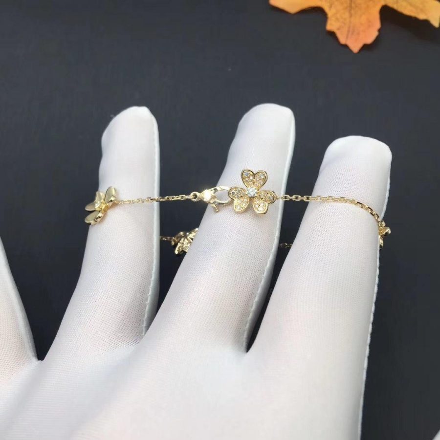 [VA]FRIVOLE GOLD 5-BLÜTEN-ARMBAND