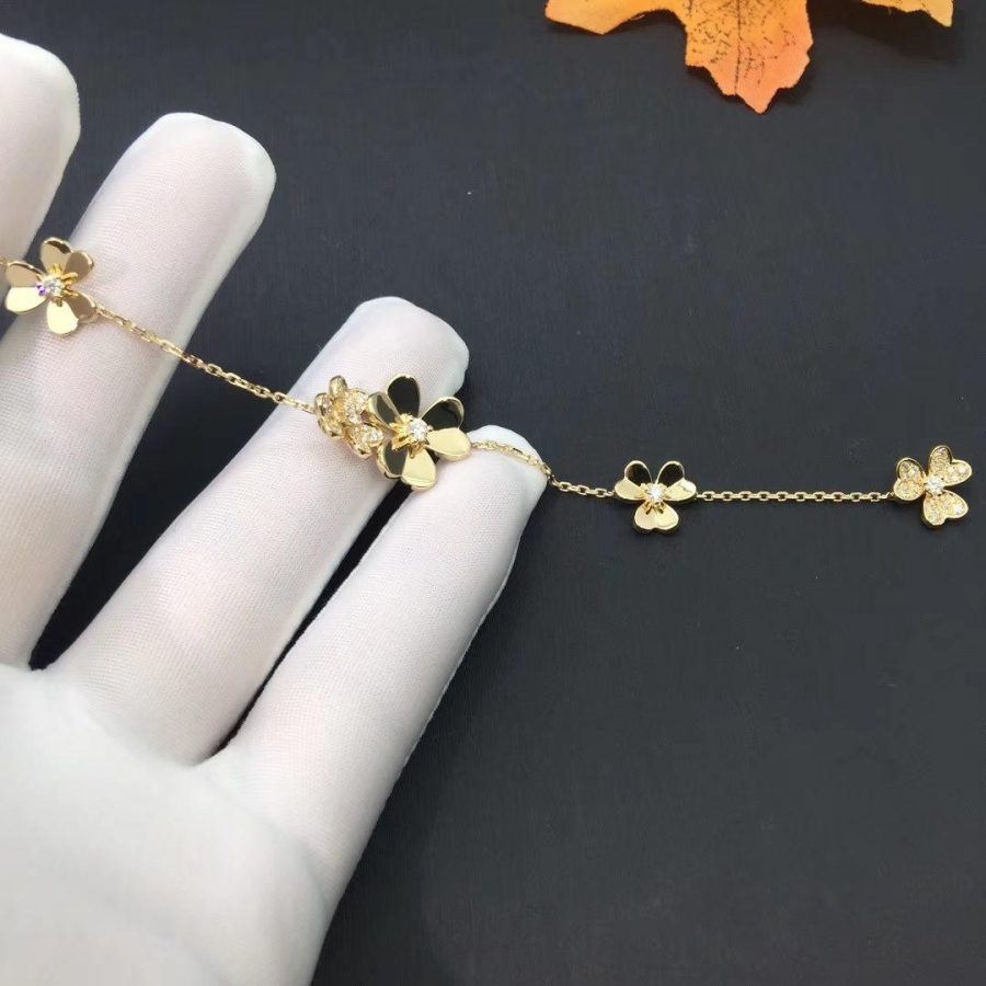 [VA]FRIVOLE GOLD 5-BLÜTEN-ARMBAND