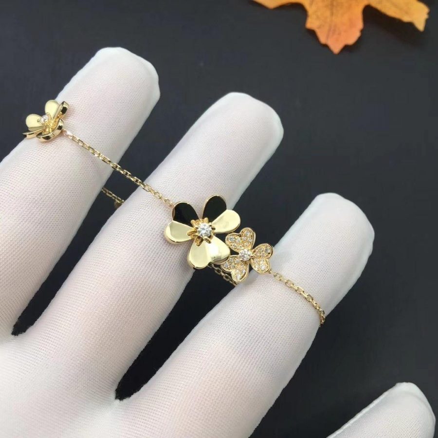 [VA]FRIVOLE GOLD 5-BLÜTEN-ARMBAND