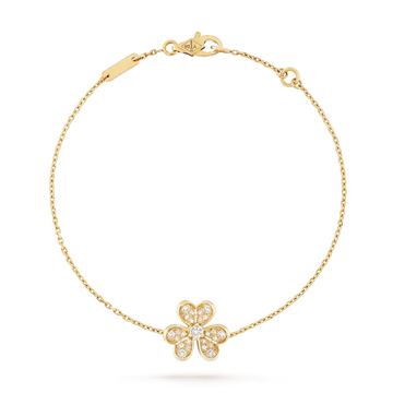[VA]FRIVOLE GOLD-BLUMEN-DIAMANTARMBAND