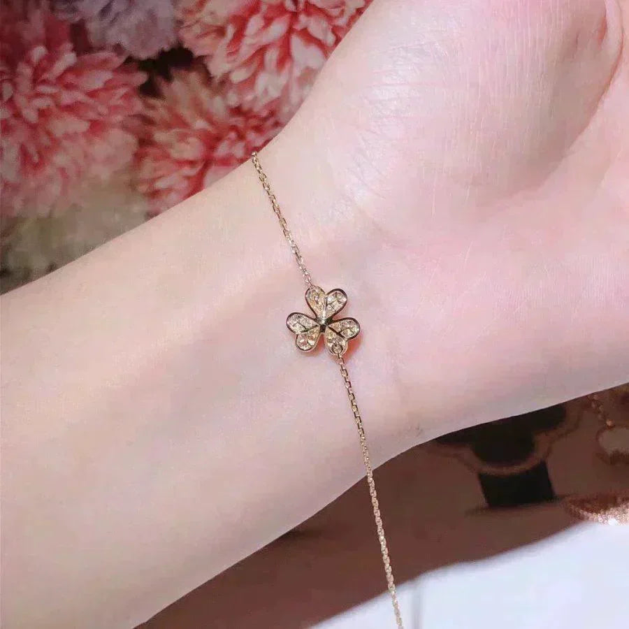 [VA]FRIVOLE GOLD-BLUMEN-DIAMANTARMBAND