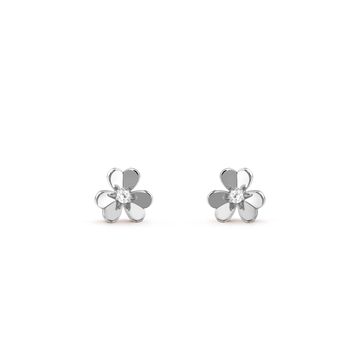 [VA]FRIVOLE MINI OHRSTECKER BLUME SILBER