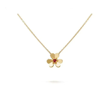 [VA]FRIVOLE BLUMEN-HALSKETTE GOLD