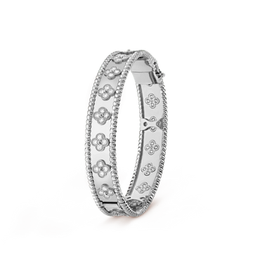 [VA]CLOVER-ARMBAND 8MM DIAMANTEN