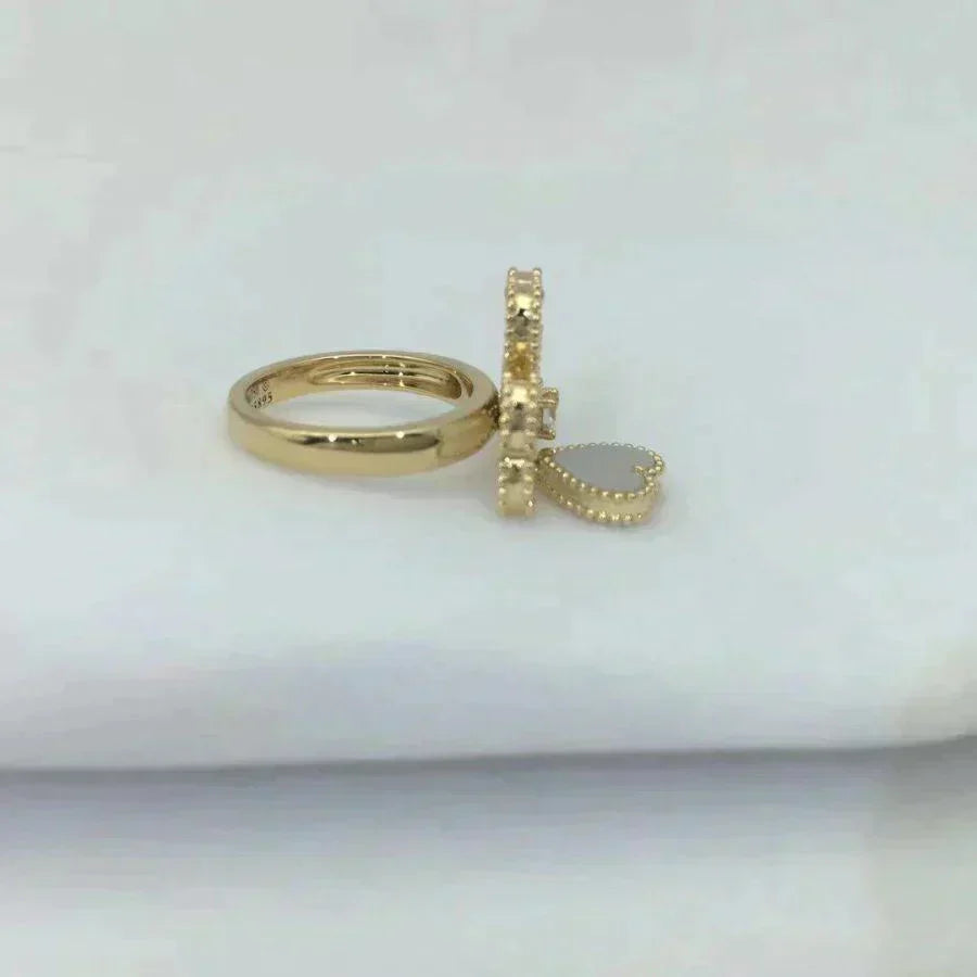 [VA]EDELKLEE WEISSER MOP-RING