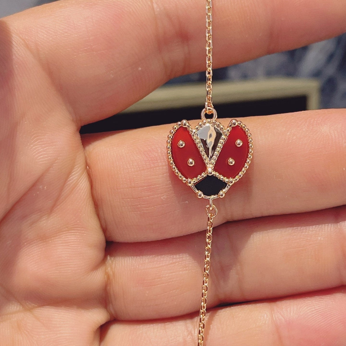 [VA]LUCKY SPRING ARMBAND, 1 MOTIV, ROSÉGOLD