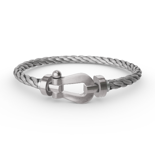 [VA]FORCE LARGE HORSESHOE NO DIAMOND BRACELET SILVER