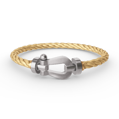[VA]FORCE LARGE HORSESHOE NO DIAMOND BRACELET SILVER
