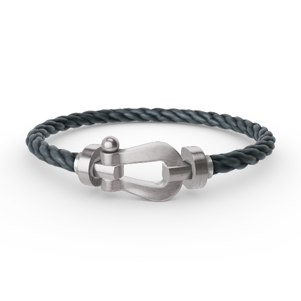 [VA]FORCE LARGE HORSESHOE NO DIAMOND BRACELET SILVER