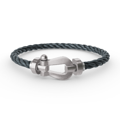 [VA]FORCE LARGE HORSESHOE NO DIAMOND BRACELET SILVER