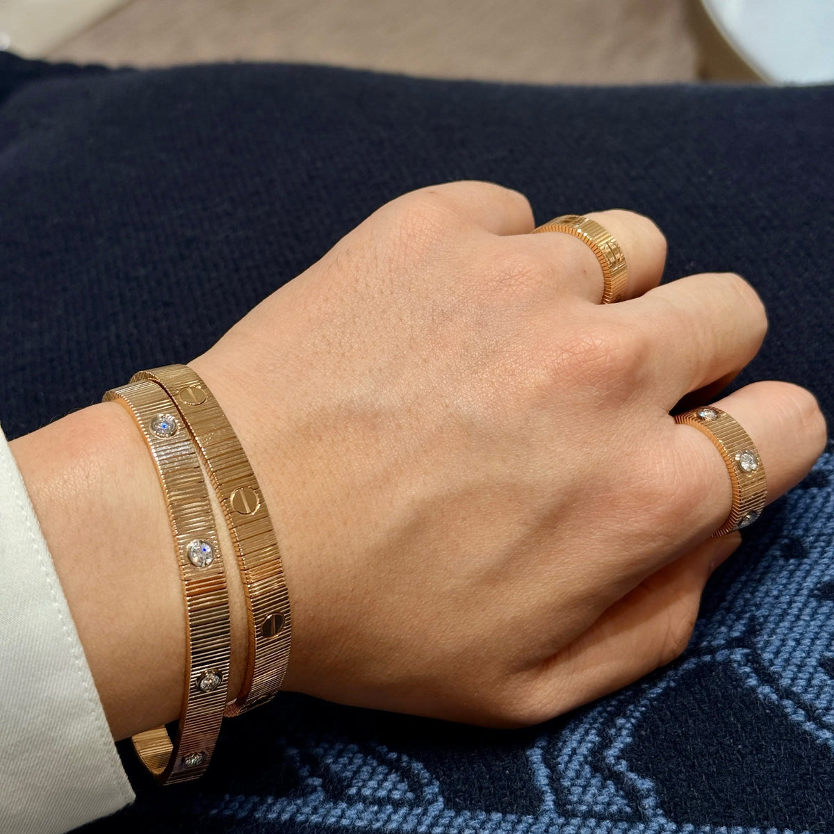[VA]LOVE UNLIMITED BRACELET, DIAMONDS