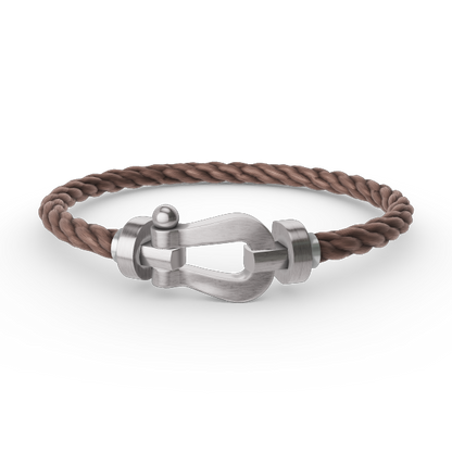 [VA]FORCE LARGE HORSESHOE NO DIAMOND BRACELET SILVER