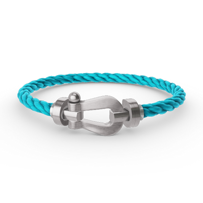 [VA]FORCE LARGE HORSESHOE NO DIAMOND BRACELET SILVER