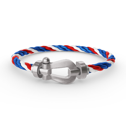 [VA]FORCE LARGE HORSESHOE NO DIAMOND BRACELET SILVER