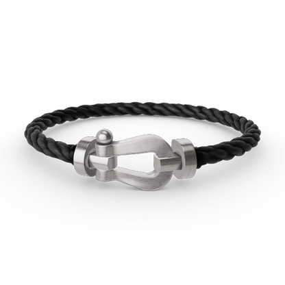 [VA]FORCE LARGE HORSESHOE NO DIAMOND BRACELET SILVER