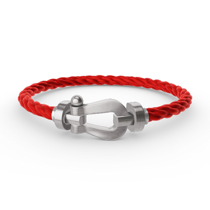 [VA]FORCE LARGE HORSESHOE NO DIAMOND BRACELET SILVER