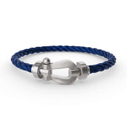[VA]FORCE LARGE HORSESHOE NO DIAMOND BRACELET SILVER