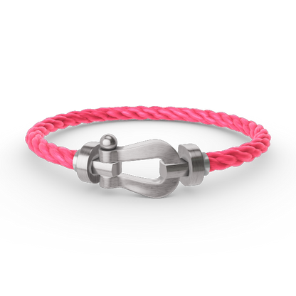 [VA]FORCE LARGE HORSESHOE NO DIAMOND BRACELET SILVER