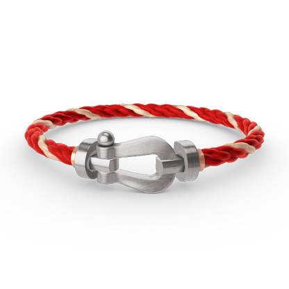 [VA]FORCE LARGE HORSESHOE NO DIAMOND BRACELET SILVER