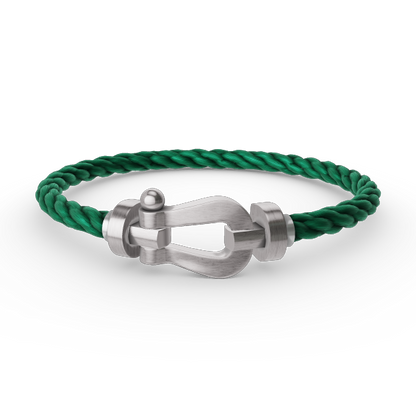 [VA]FORCE LARGE HORSESHOE NO DIAMOND BRACELET SILVER