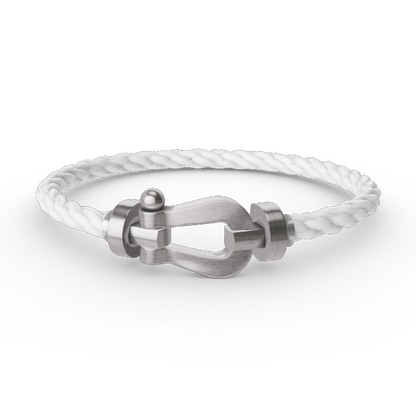 [VA]FORCE LARGE HORSESHOE NO DIAMOND BRACELET SILVER