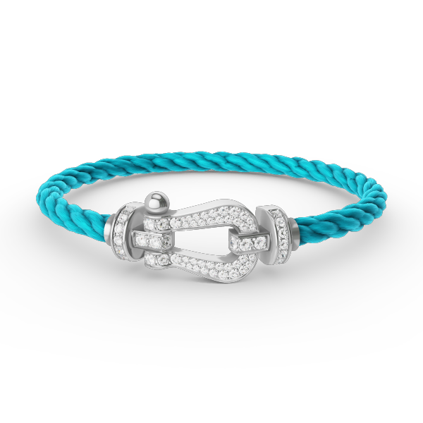 {
  "VA": "FORCE GROSSES HUFEISEN ARMBAND MIT VOLLBESATZ DIAMANTEN SILBER"
}