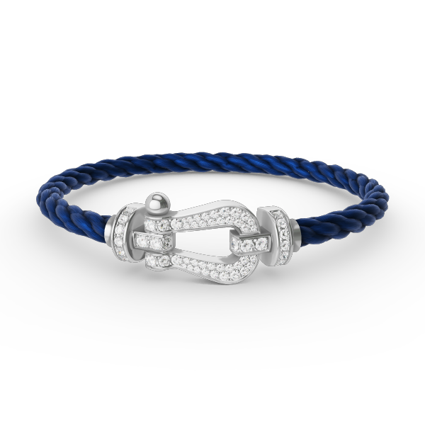 {
  "VA": "FORCE GROSSES HUFEISEN ARMBAND MIT VOLLBESATZ DIAMANTEN SILBER"
}