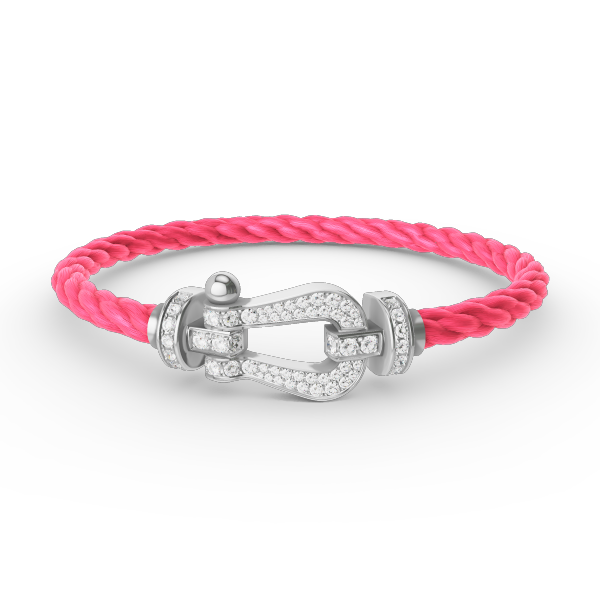 {
  "VA": "FORCE GROSSES HUFEISEN ARMBAND MIT VOLLBESATZ DIAMANTEN SILBER"
}