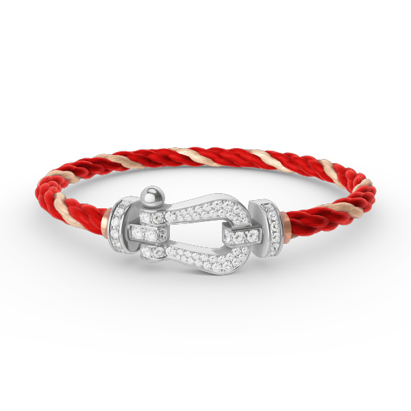 {
  "VA": "FORCE GROSSES HUFEISEN ARMBAND MIT VOLLBESATZ DIAMANTEN SILBER"
}