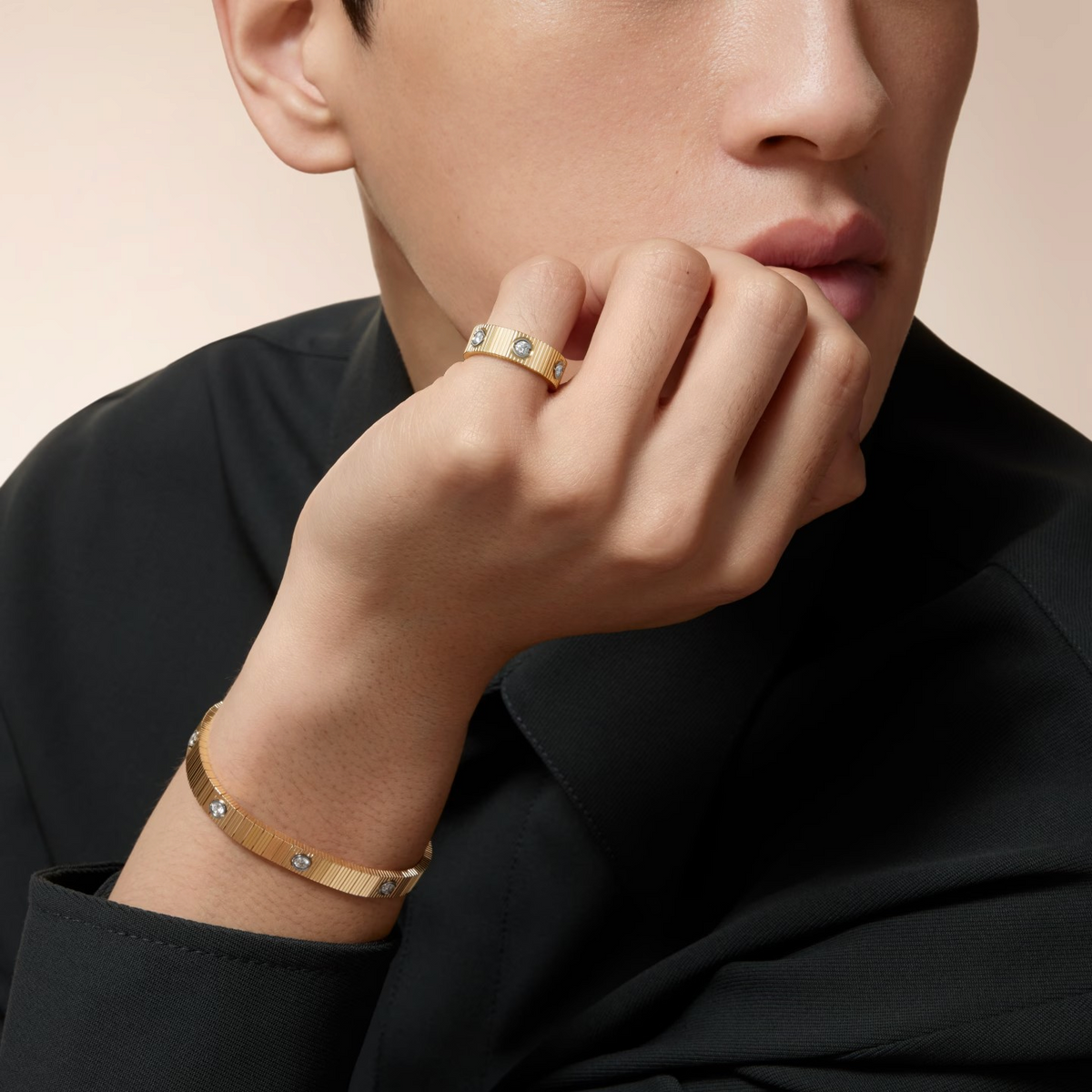 [VA]LOVE 6.5MM UNLIMITED RING, 6 DIAMONDS