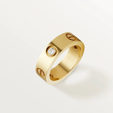 [VA]LOVE RING 5,5 MM 3 DIAMANTEN ROSÉGOLD